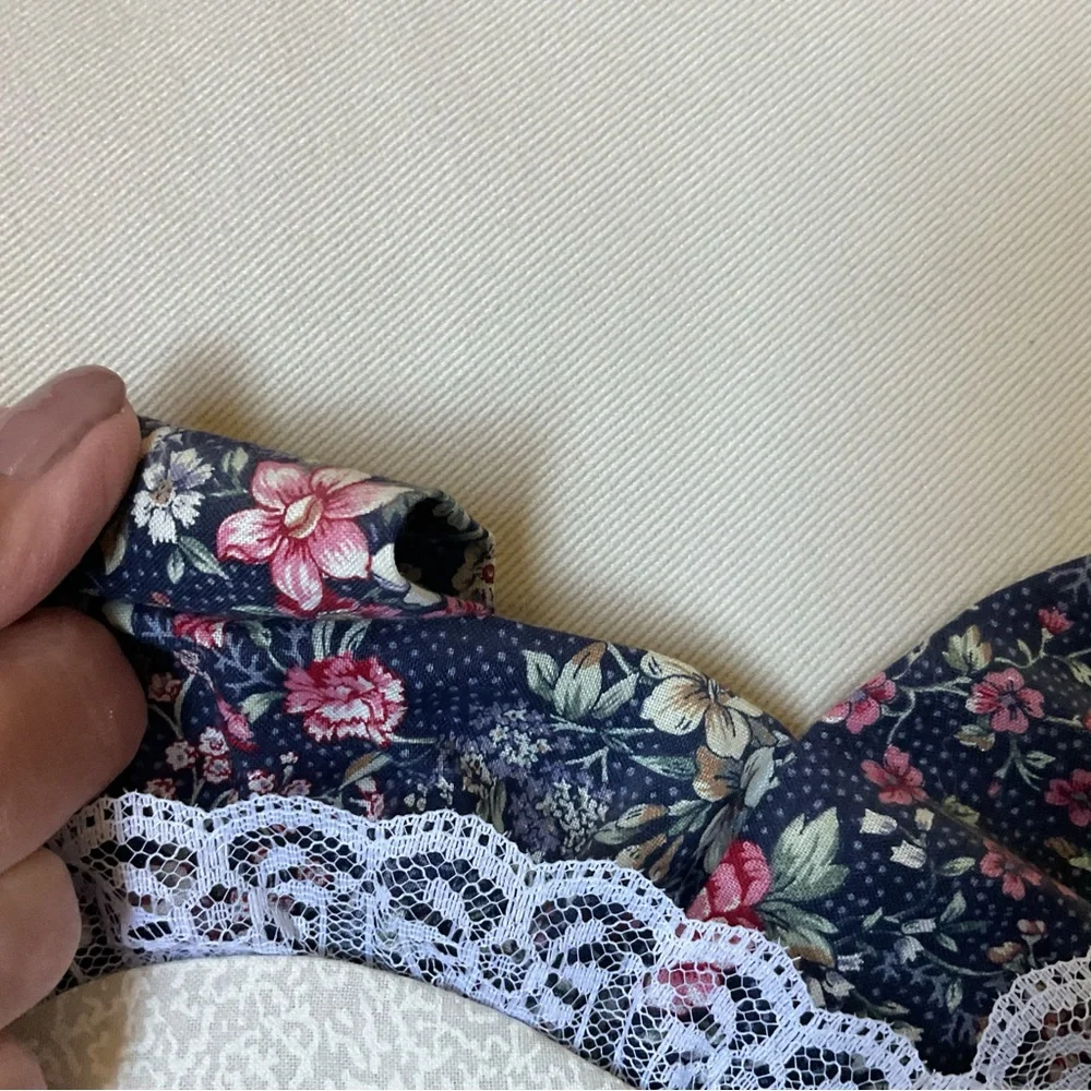 Hand Crafted Heart Wall Decor with Floral and Lace Accents